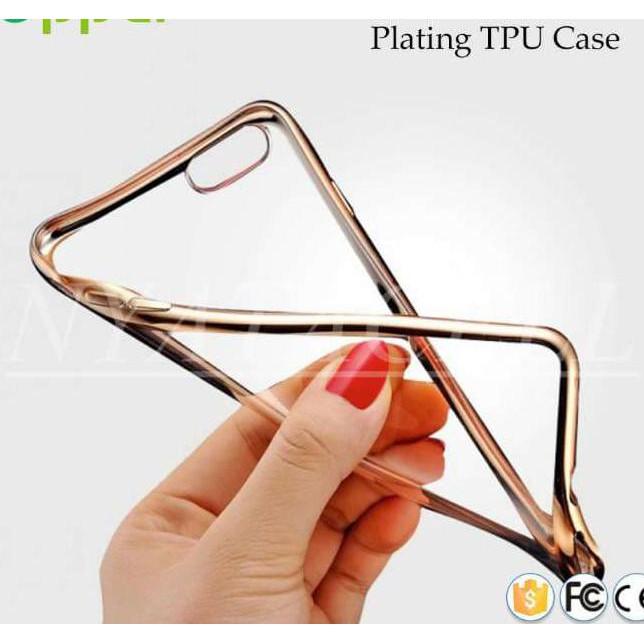 NEW CASE LIST CHROME SAMSUNG GALAXY J7 2016 J710 /TPU/SOFTCASE/ULTRATHIN - HITAM MILENIA