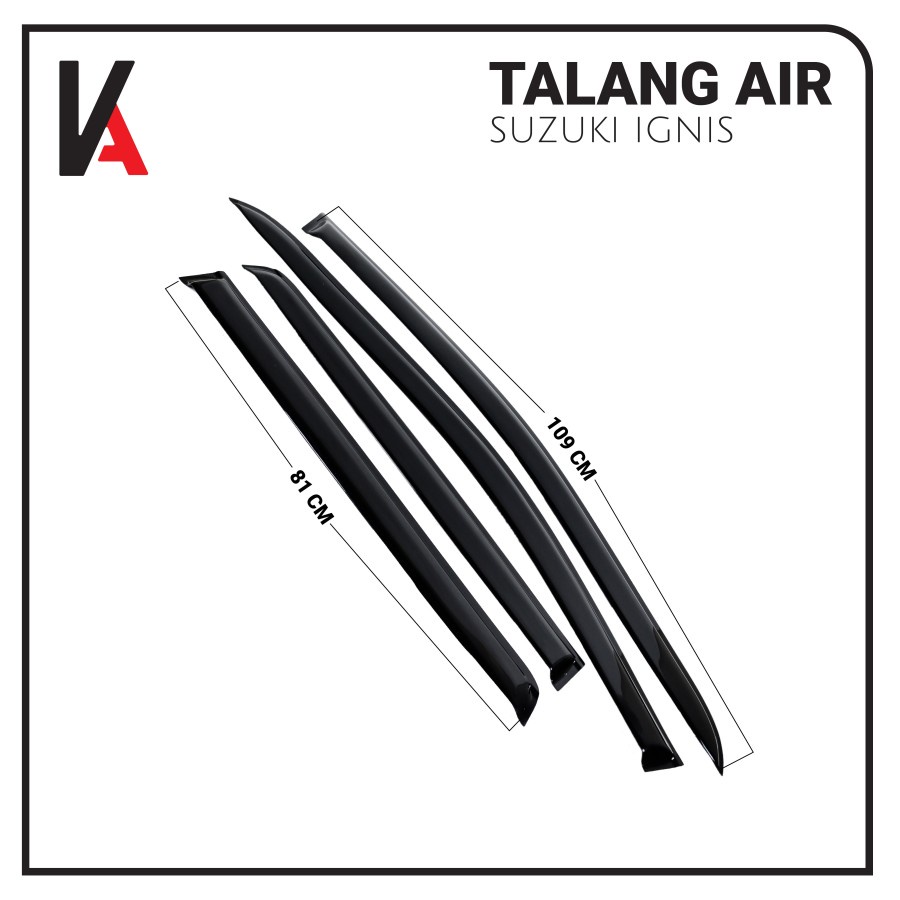 TALANG AIR PINTU MOBIL SUZUKI IGNIS MODEL SLIM HIGH QUALITY SUPER