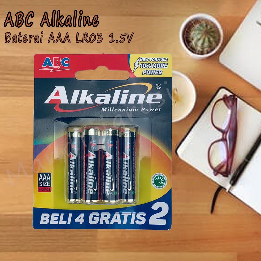 Baterai Alkaline * Baterai AAA * LR03 1.5V * 6pcs