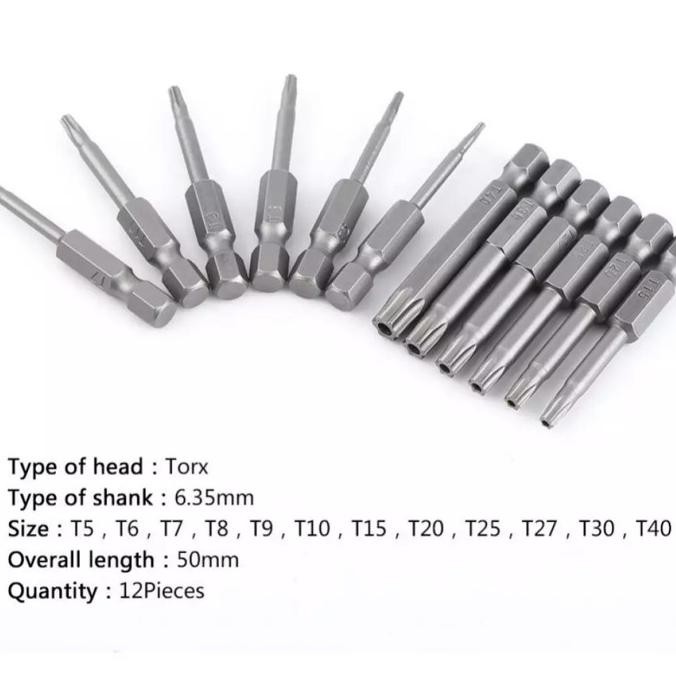 MATA BOR OBENG BINTANG TORX NEW 