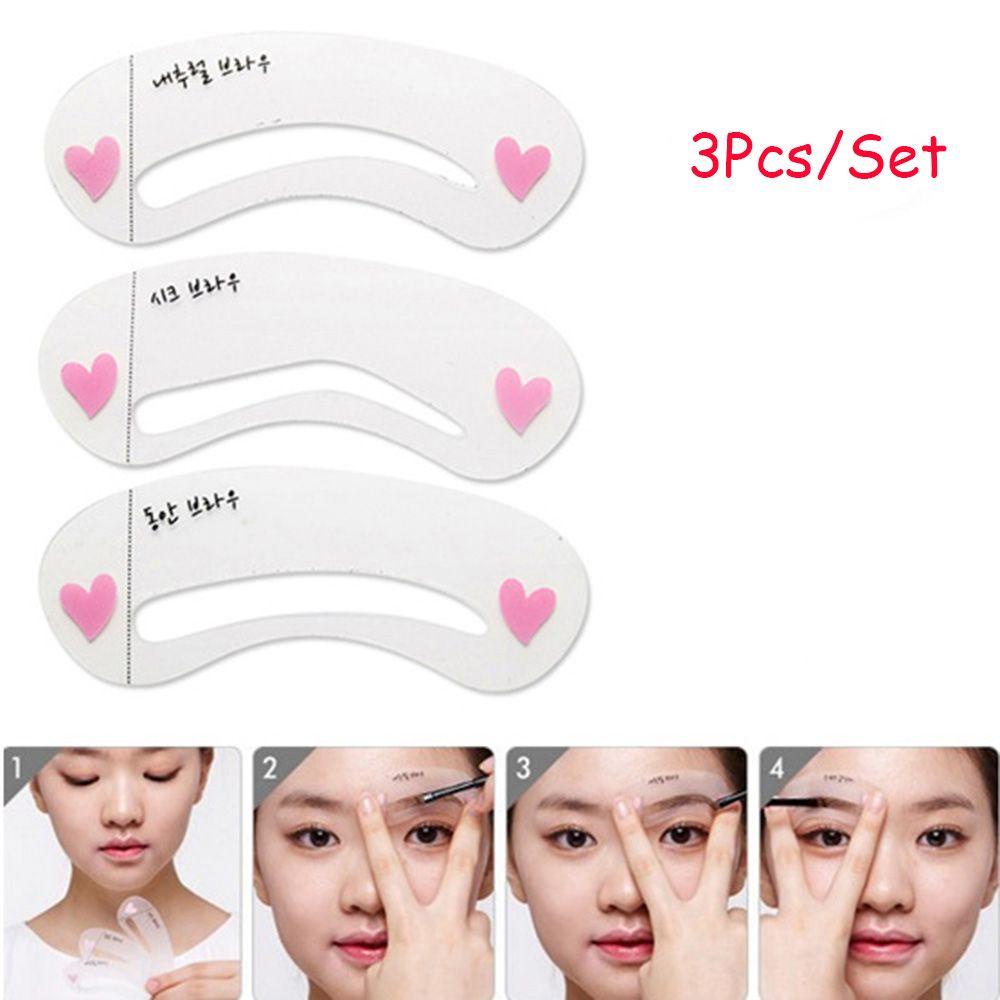 Needway Up Set Reusable Stencils Beauty Dengan Grooming DIY Membentuk Stensil Gaya Alis