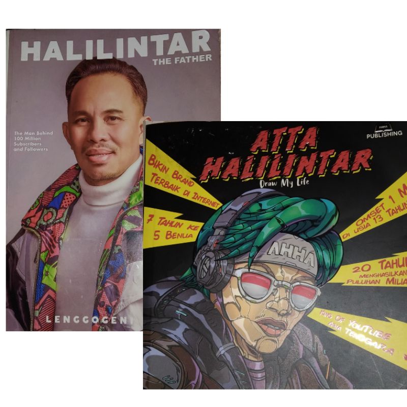 GEN HALILINTAR BOOK/ATTA HALILINTAR DRAW MY LIFE