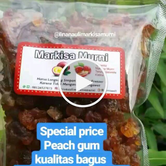 

peach gum 500 gr