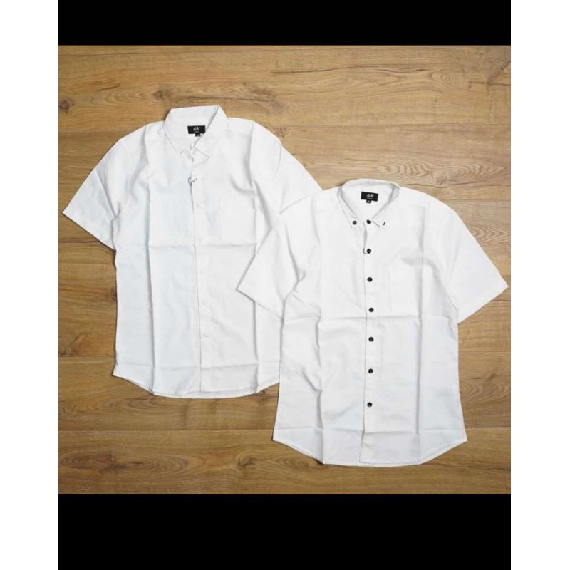 KEMEJA PENDEK PRIA H&M ORIGINAL IMPORT
