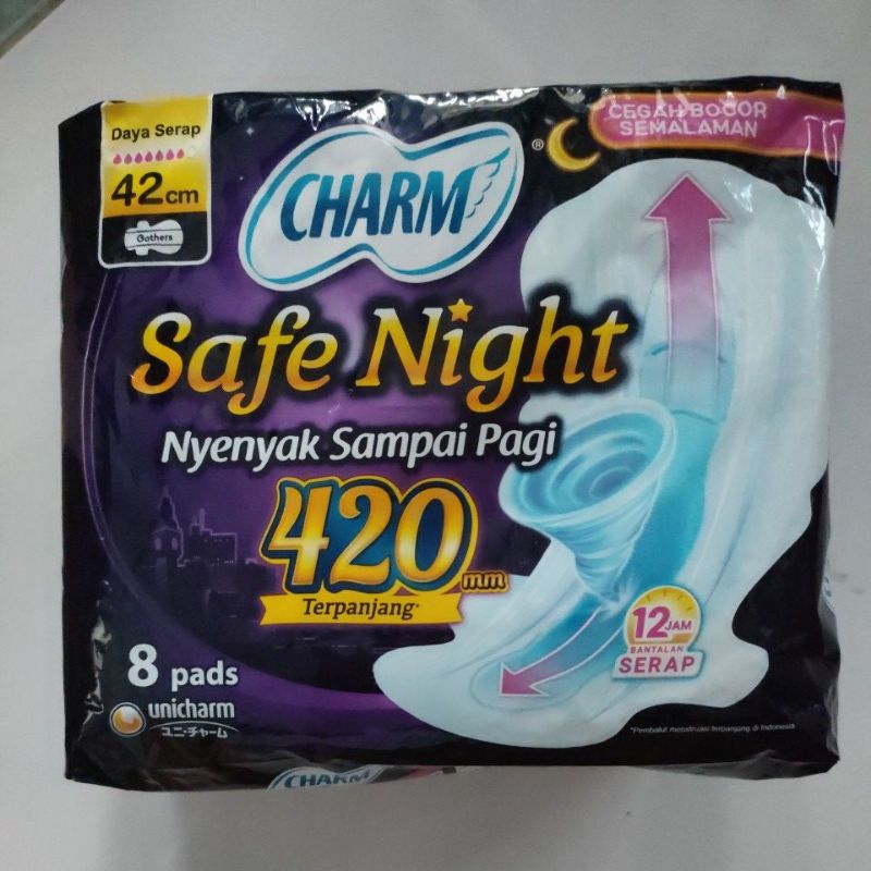 Charm Safe Night Wing Pelindung Samping 42cm 7 pads