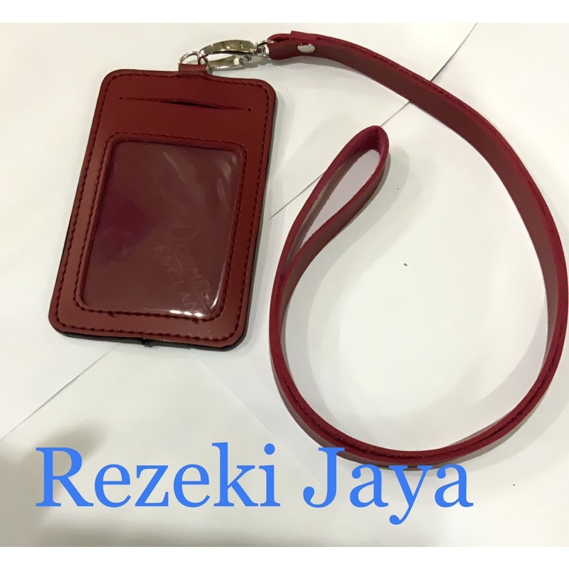 

NAME TAG ID CARD TEMPAT KARTU ID CARD TALI COKLAT 4 SLOT CARD KULIT BAGUS