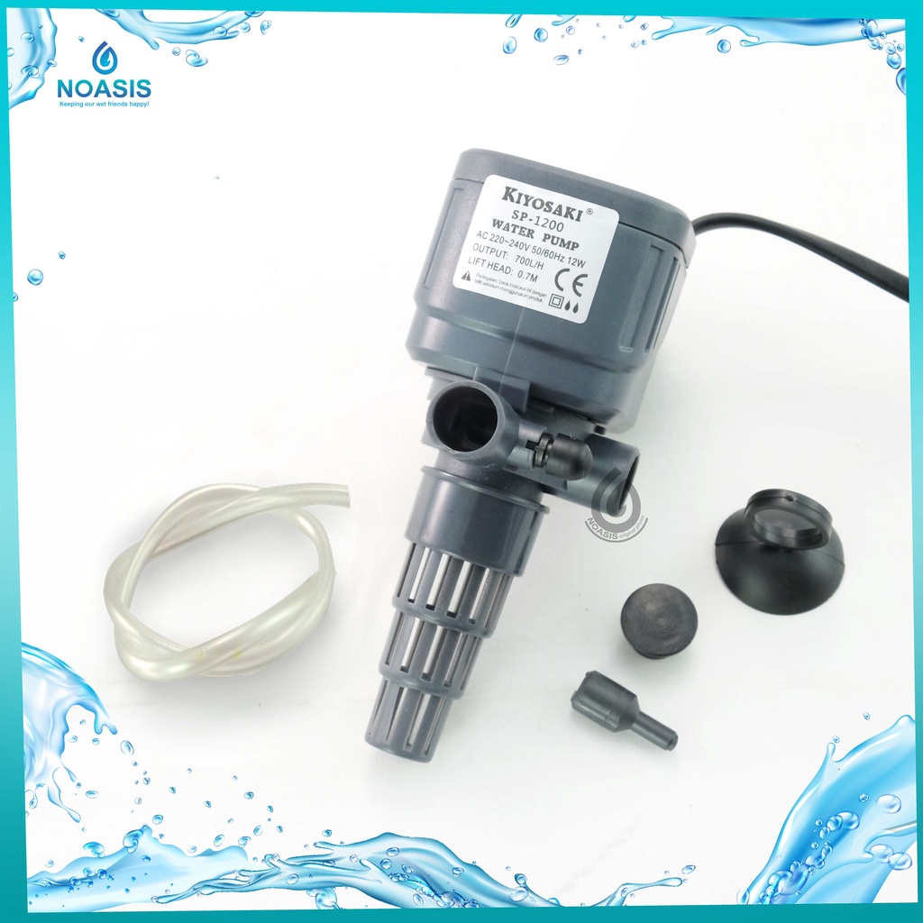 POMPA AIR CELUP AQUARIUM KIYOSAKI SP 1200 SUBMERSIBLE PUMP