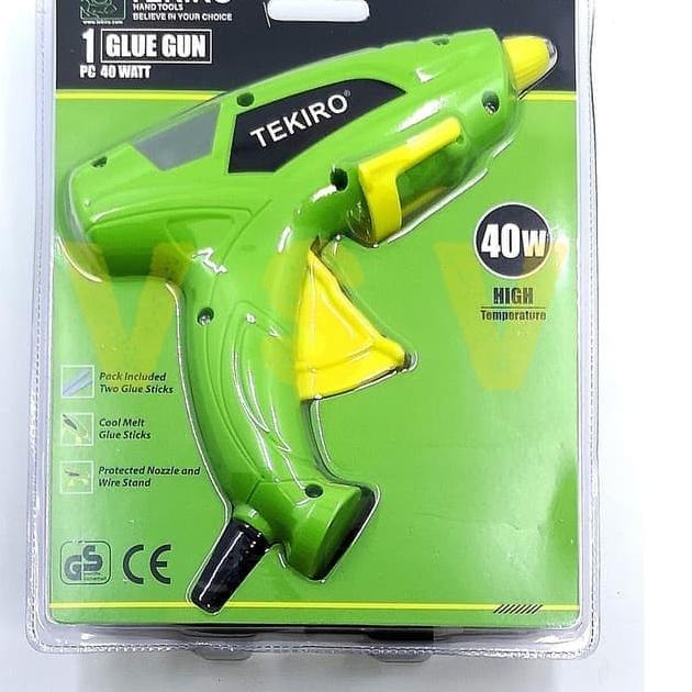 

۞ Tekiro Glue gun 40 watt / lem tembak / Glue stick / tembakan lem 11mm ☊