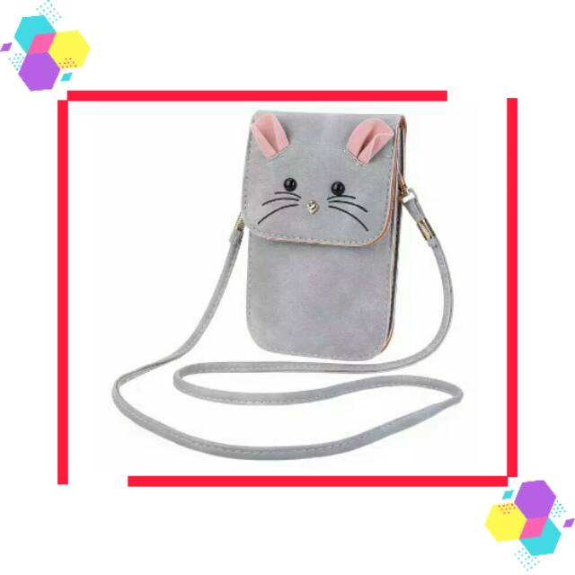 Tas Selempang Wanita Slingphone Pocket HP Tas cewek