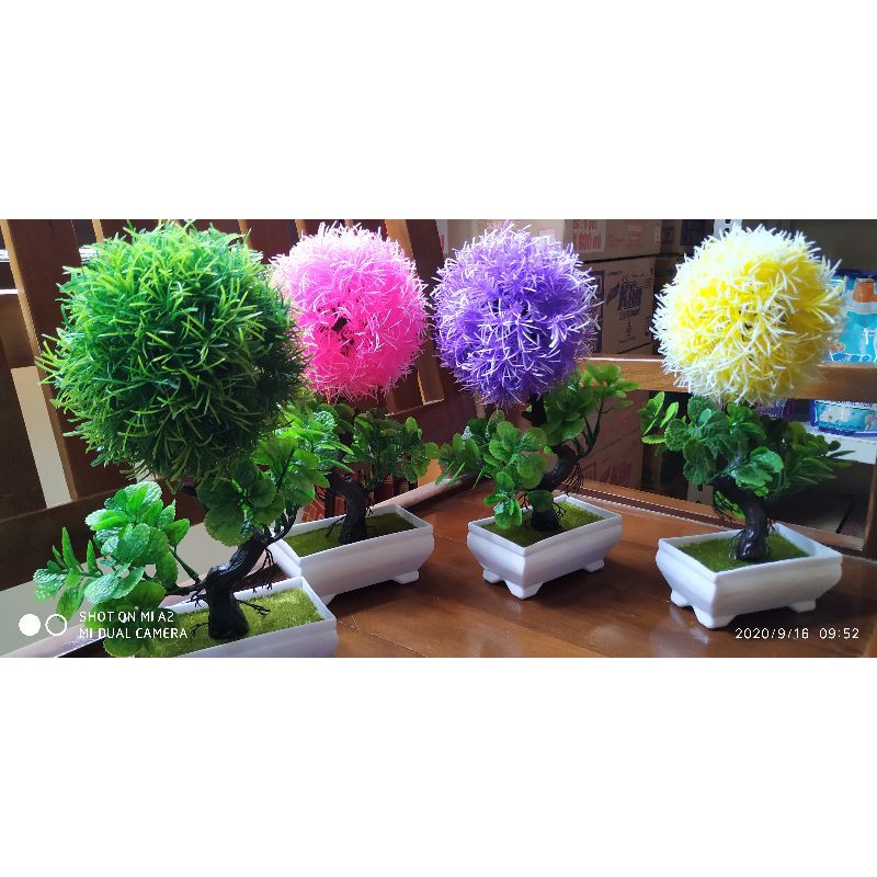 bunga plastik hiasan rumah