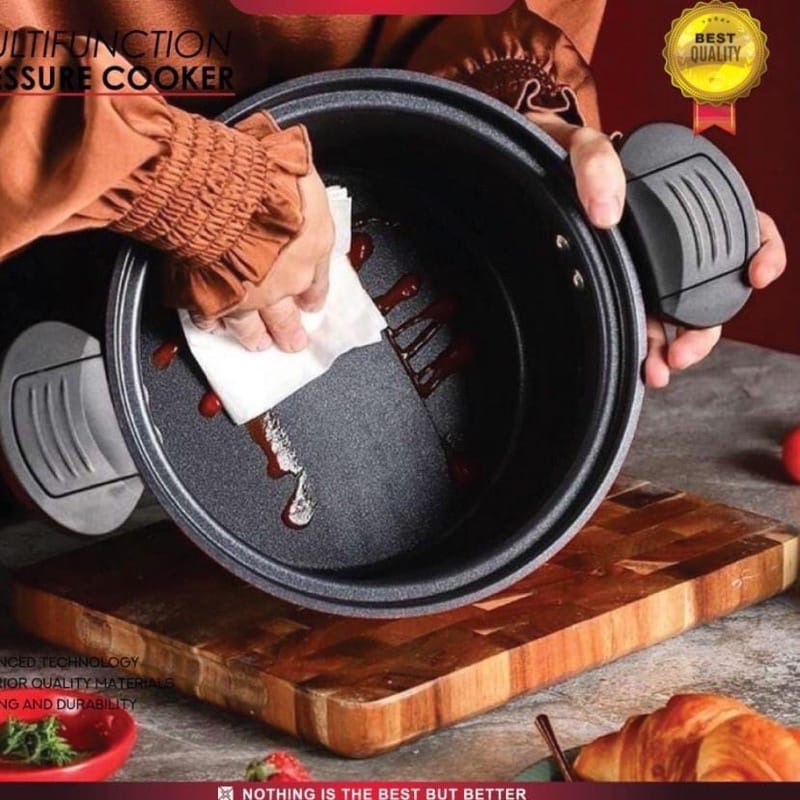 PANCI PRESTO VIRAL TEFLON 3,5 LITER PRESSURE COOKER POT ANTI LENGKET