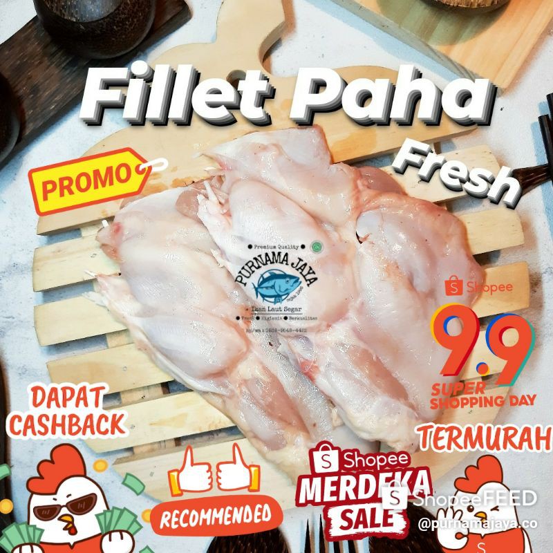 

Fillet Paha Ayam Fresh 1kg