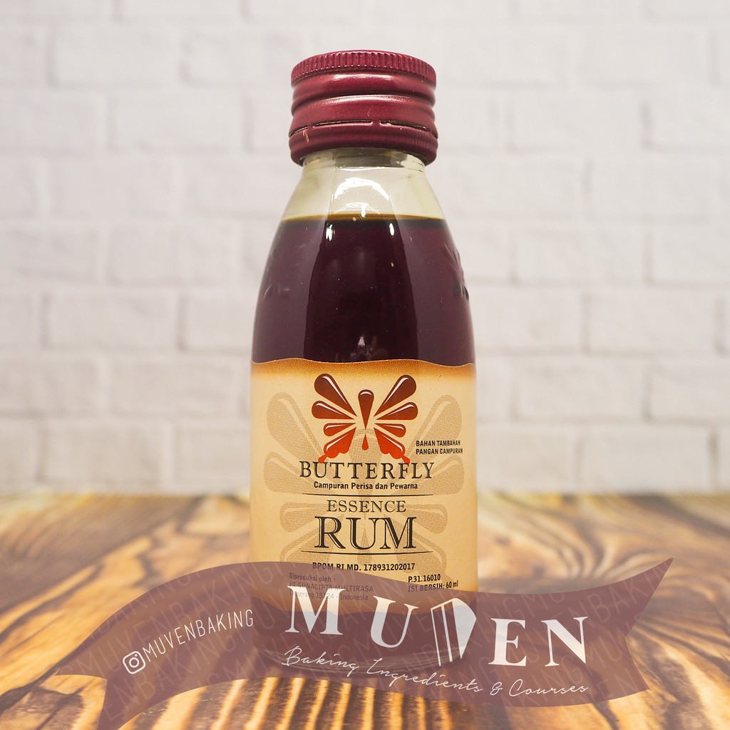 RUM JAMAICA BUTTERFLY ESSENCE 60 ml / RHUM JAMAICAN KOEPOE Shopee