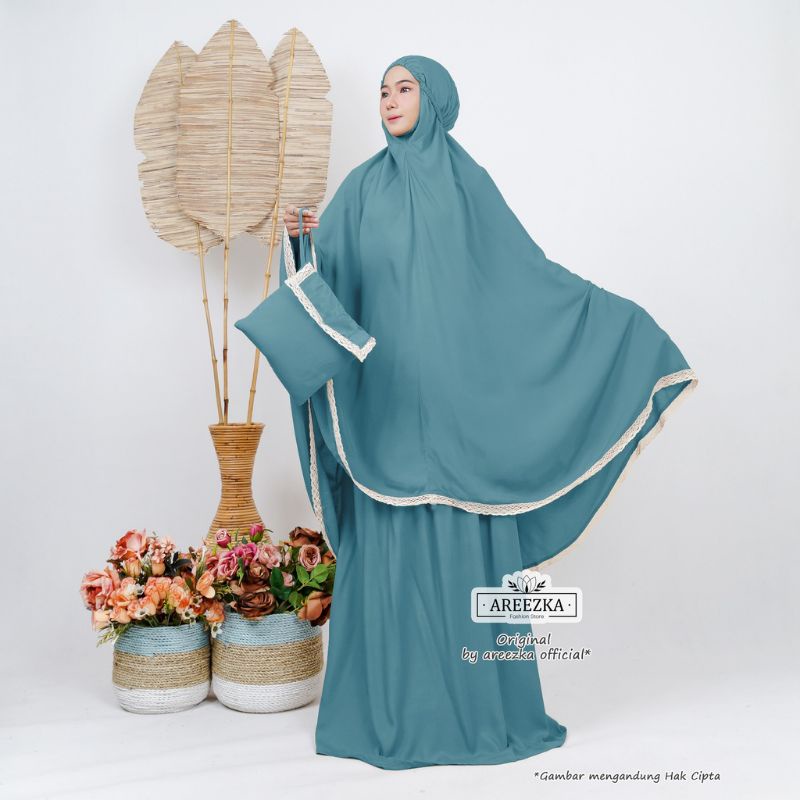mukena terbaru mukenah jumbo dewasa mukenah katun rayon polos mekenah rendah