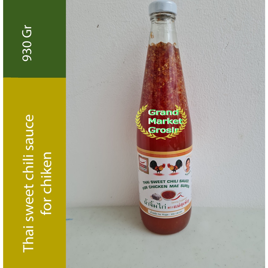 

Mae Supen Thai Sweet Chili S 930gr (Sambal Thailand)