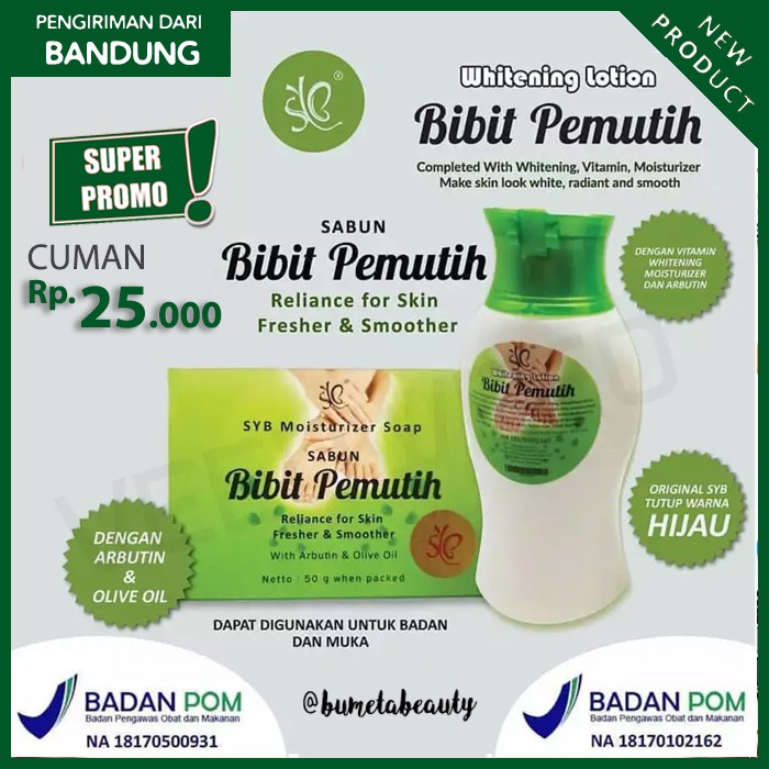Cuci Gudang 【bdg】paket Bibit Pemutih Bpom Sabun & Lotion 1000% Original 0bWKrMT3VEODg