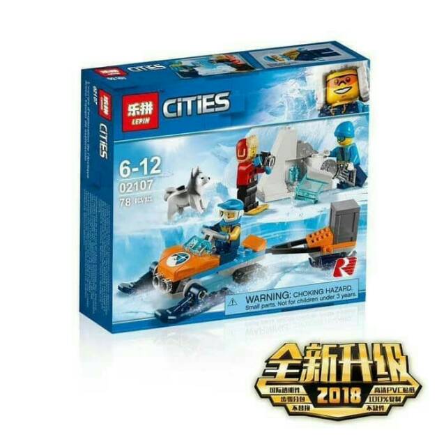 Brick Lepin 02107 City Arctic Exploration Team 78 Pcs