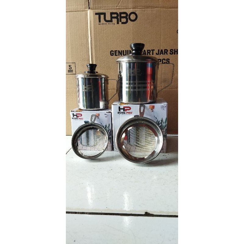 Oil Pot Saringan Minyak Stainless Home Pro indoGlass