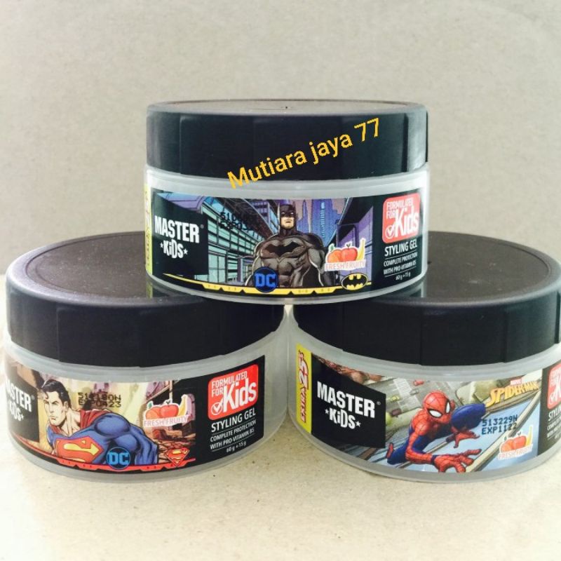 GEL RAMBUT ANAK MASTER KIDS STYLING GEL 75 GRAM