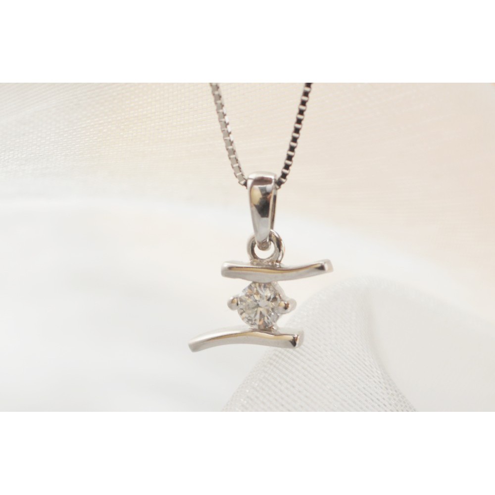 Minis diamond liontin / liontin berlian asli sertifikat