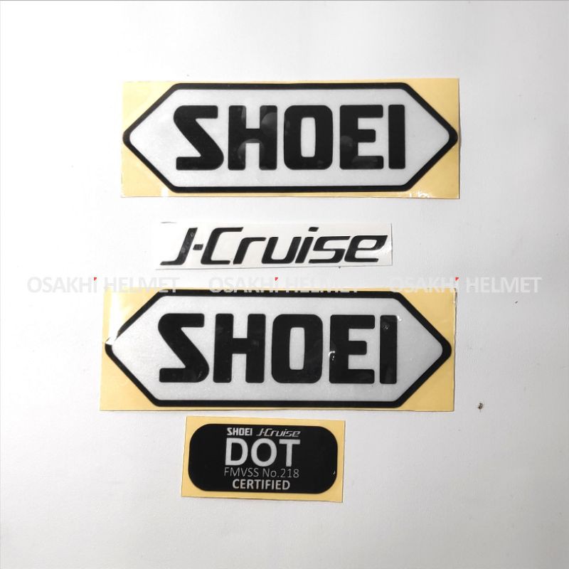 Stiker Paket Shoei J-Cruise DOT KYT Kyoto Sticker INK Dynamic Auto Ganteng
