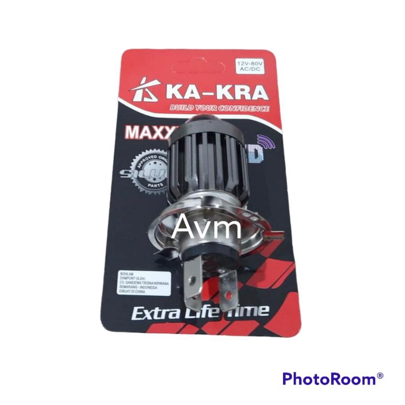 Bohlam proyektor h4 vixion lampu laser h4 2 warna white yellow super terang