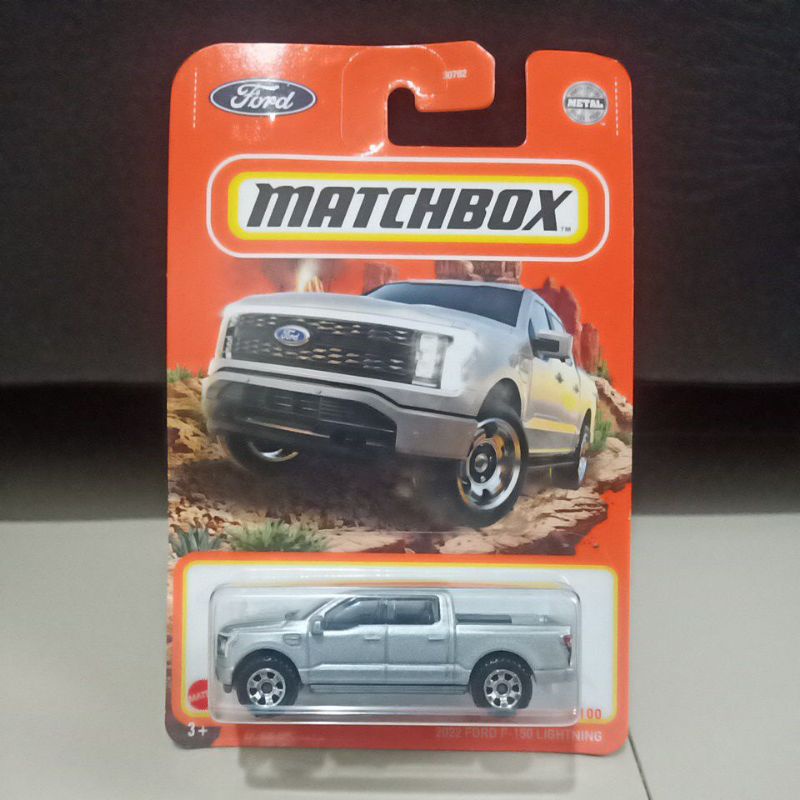 2022 ford f-150 lightning matchbox silver