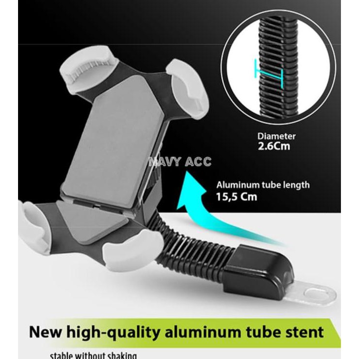 K51O Holder Motor - Dudukan Hp Motor - Holder Robot Motor - Pegangan Hp Tuzh