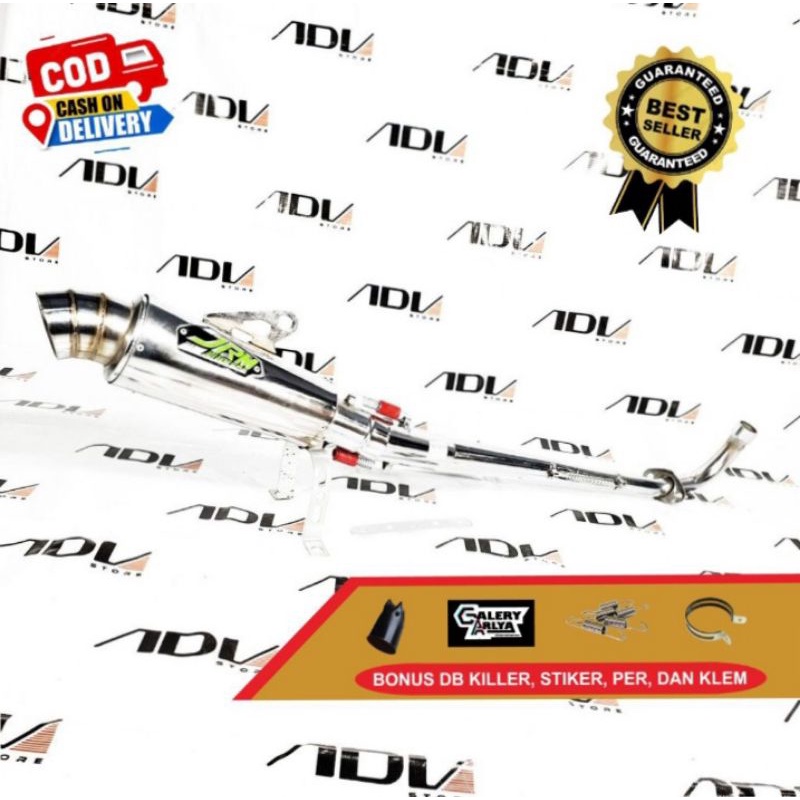 KNALPOT RACING JRM SUPRA FIT NEW-SUPRA X 100 MODEL LAS CACING CRUME