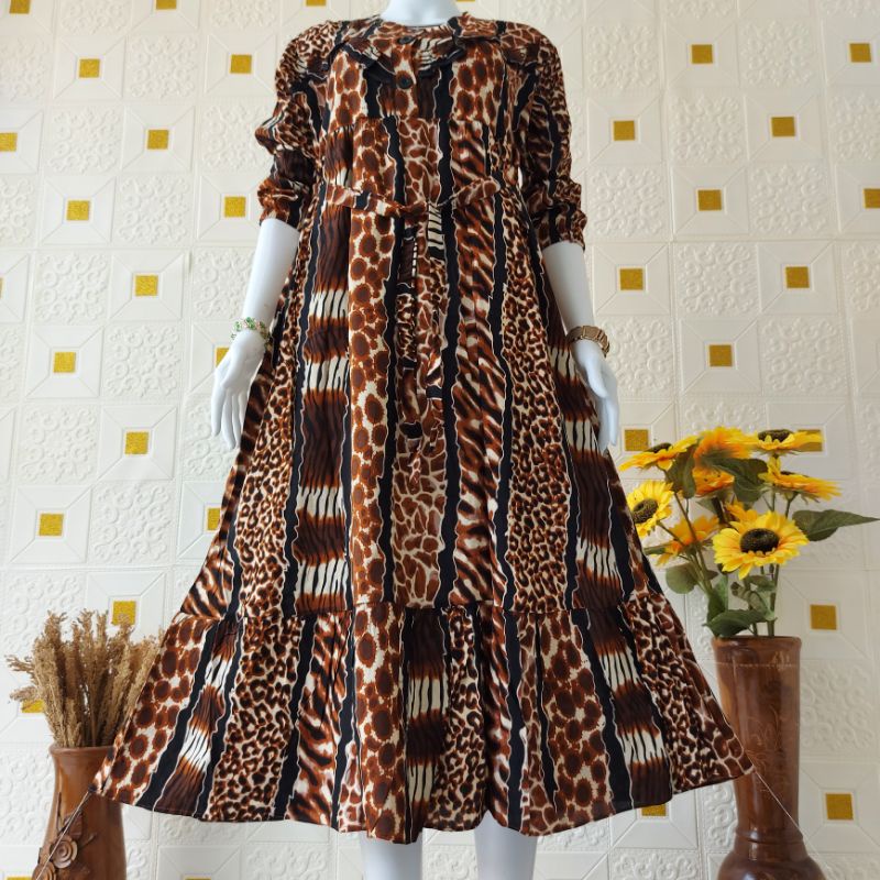 MIDI DRESS BUSUI MEZZALUNA NEW FASHION MURAH KEKINIAN