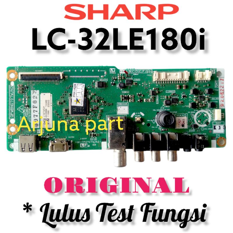 MAINBOARD TV SHARP 32LE185i / MB TV SHARP 32LE185i / MODUL TV SHARP 32LE185i / MESIN TV SHARP 32LE18