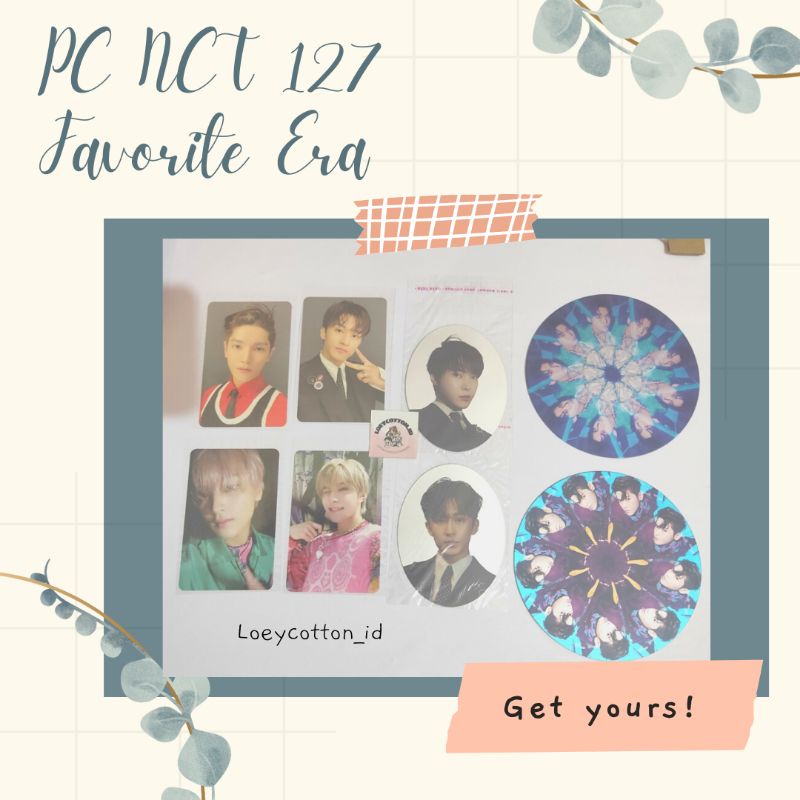 PC NCT 127 FAVORITE CLASSIC CATHARSIS VER TAEYONG MARK HAECHAN JUNGWOO DOYOUNG JAEHYUN TAEIL YUTA JO