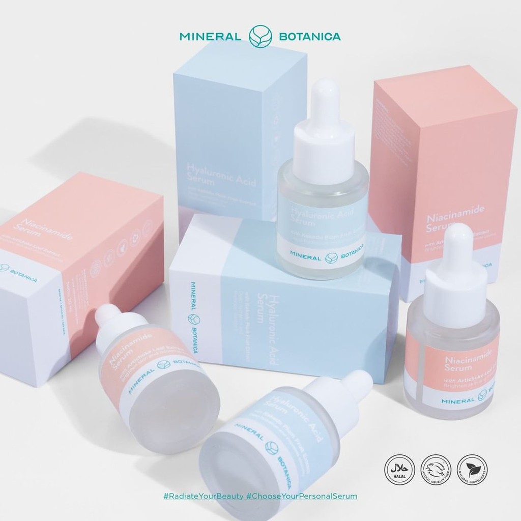 MINERAL BOTANICA Niacinamide | Hyaluronic Acid Serum 20ml