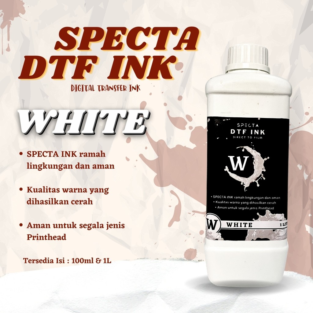 SPECTAFLEX TINTA DTF DIGITAL TRANSFER FILM  1 LITER TINTA CMYK