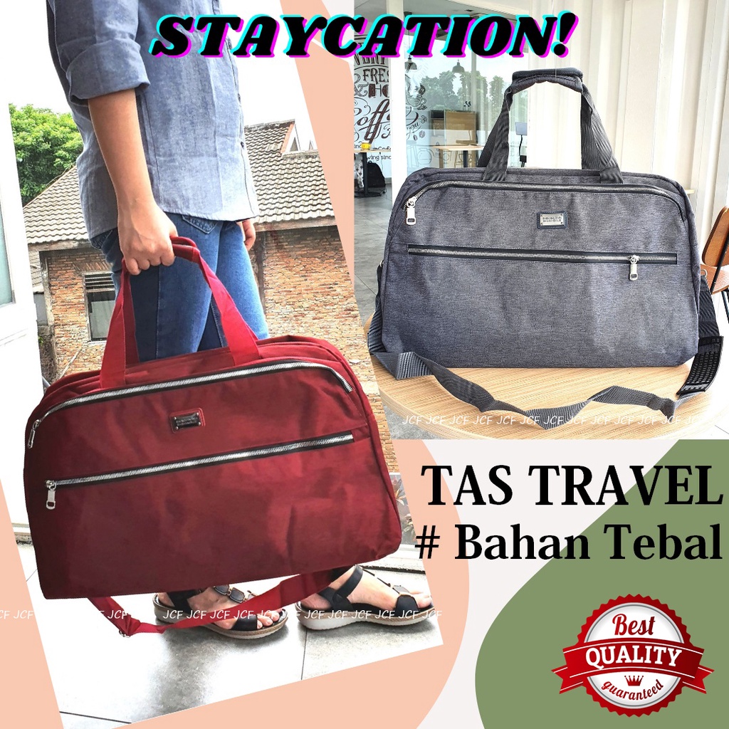Tas Travel Bag Jinjing Pakaian Mudik Wanita Pria Ukuran Besar Import Adaro