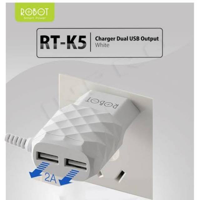 Tc robot 2usb RT-K5 CHARGER
