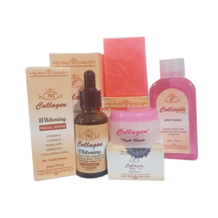 PAKET CREAM COLLAGEN ORIGINAL 4in1( COLLAGEN MALAM)