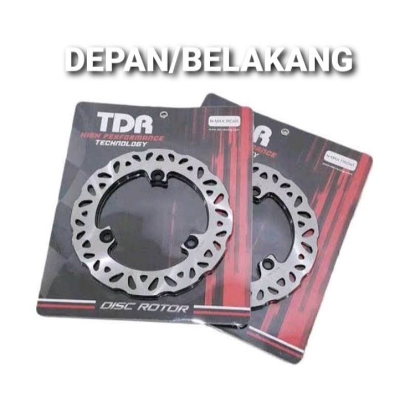 DISC CAKRAM NMAX OLD/NMAX NEW LEXY AEROX(PNP)DEPAN/BELAKANG ORIGINAL TDR UKURAN DISC STANDAR TDR