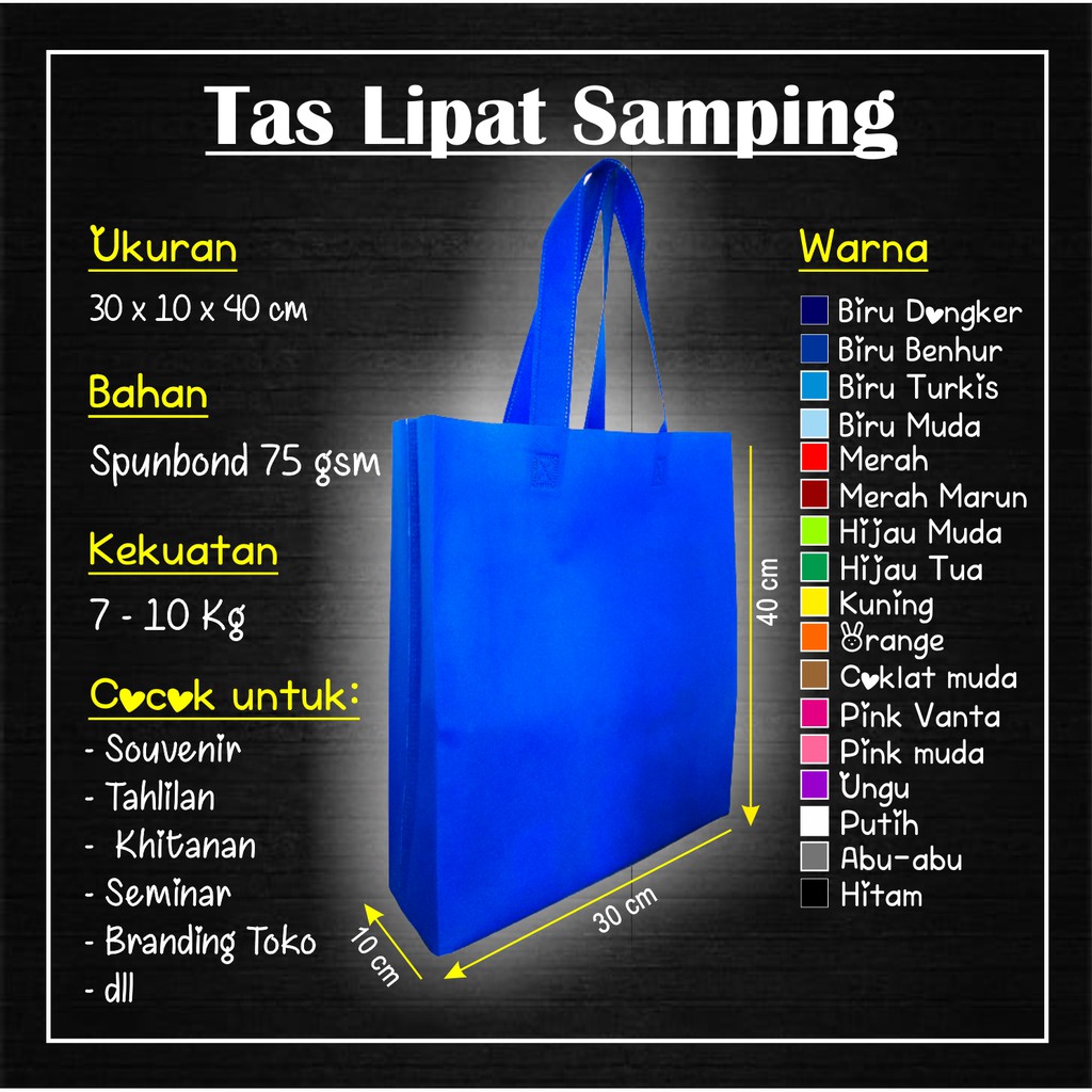 

Goodie Bag Murah Goodiebag Spunbond Goodie Bag Polos Goodie Bag Spounbond Goodie bag