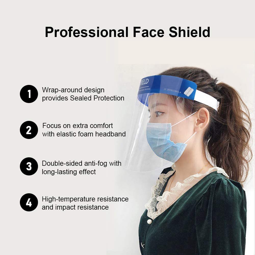 Face Shield Pelindung Wajah (Bahan Flexible)