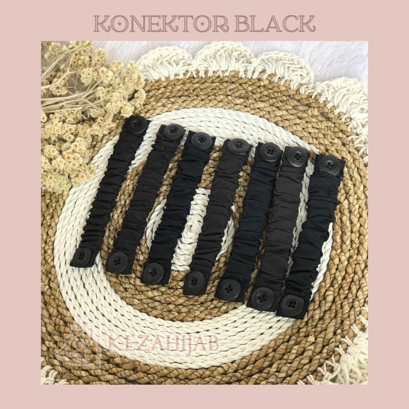 Konektor Hijab premium Free Plastik - Konektor Masker hijab