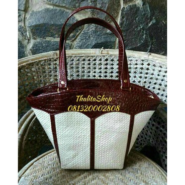 Tas Kipas Pandan / Tas Anyaman Pandan