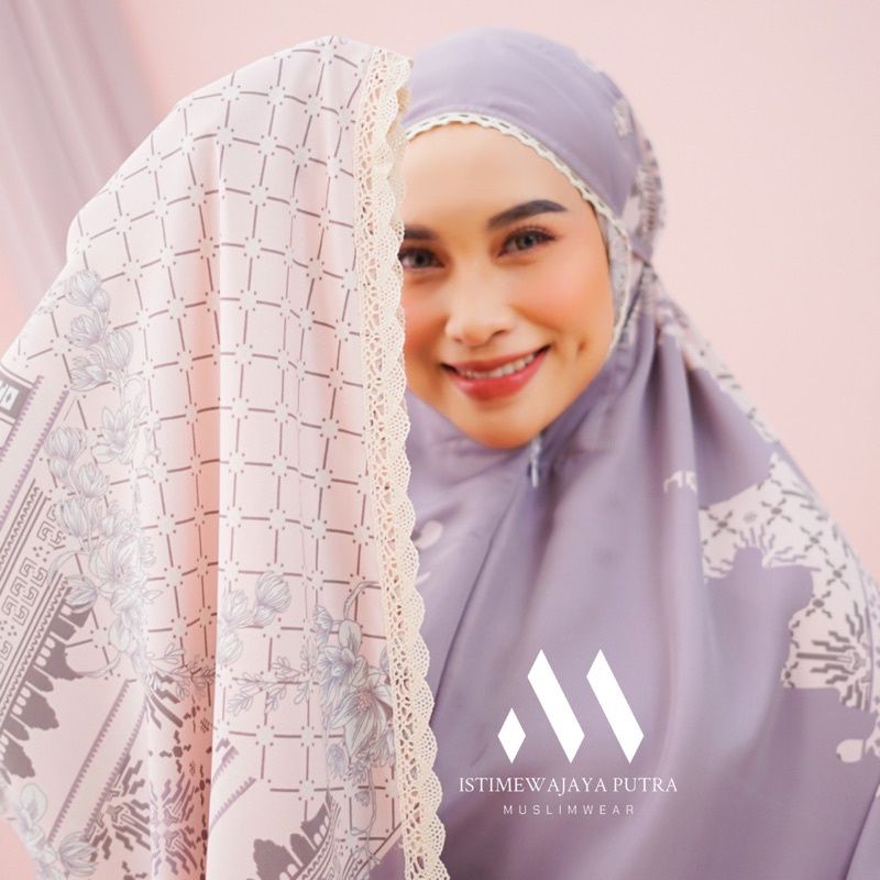 Mukena Maxmara 2in1 Luxury Printing Premiun || Mukena Silky Premium
