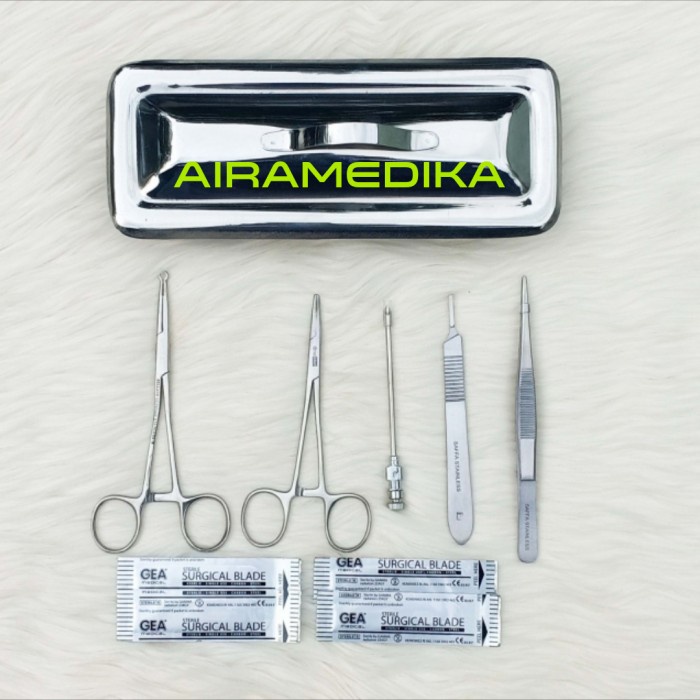 Implant Set / Implan Set / NorPlant Set 7 item Stainless Steel