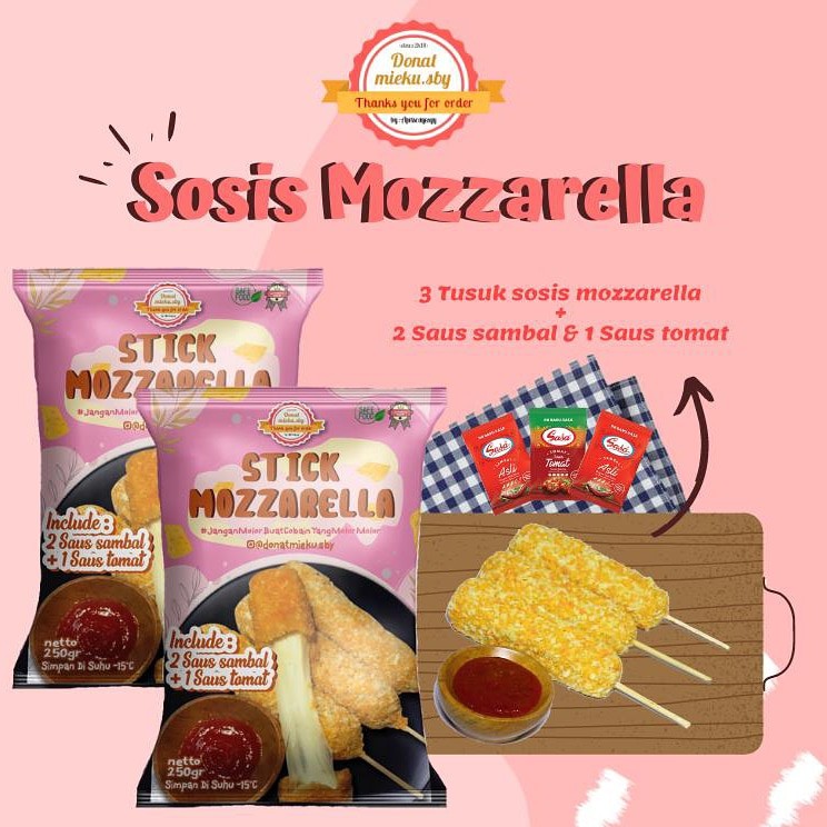 

STICK MOZZARELLA/SNACK MOZZARELLA/SOSIS MOZZARELLA/SOSMO BY DONATMIEKU.SBY