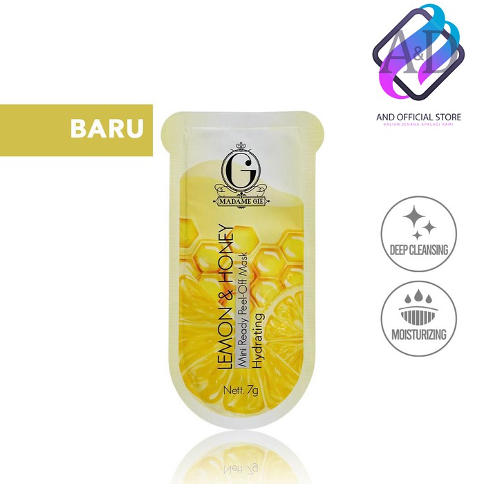 MASKER WAJAH MASKER MUKA MASKER MADAME GIE MADAME GIE MASKER Masker Peel Off / Lemon & Honey