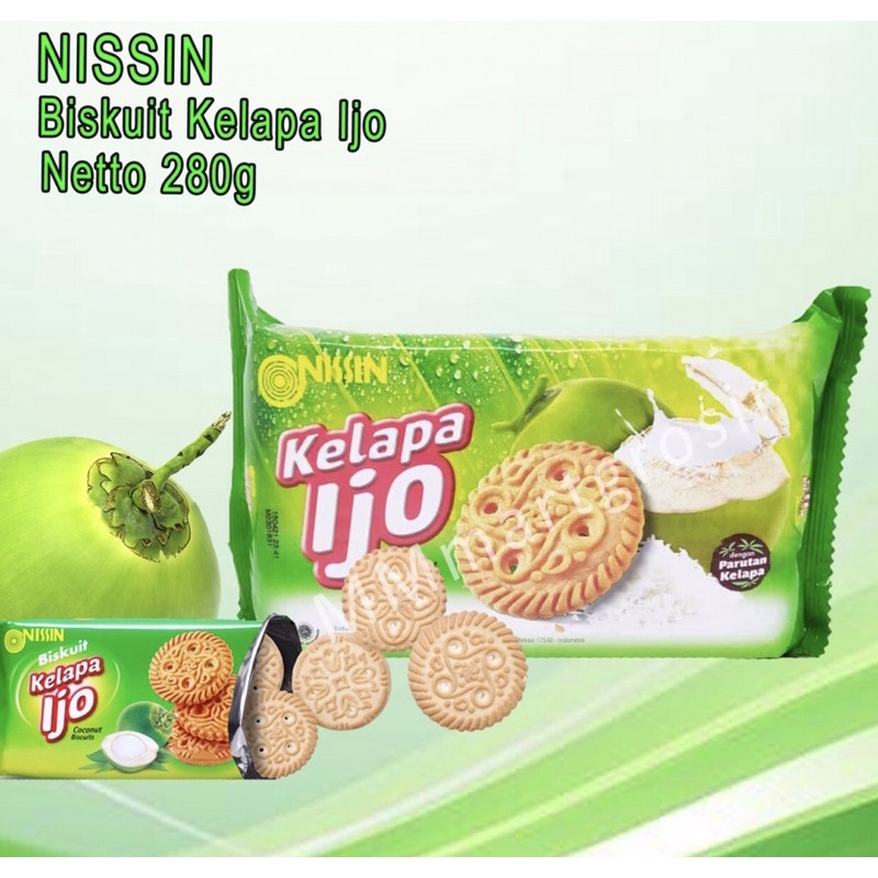 

NISSIN KELAPA IJO 280g / BISKUIT