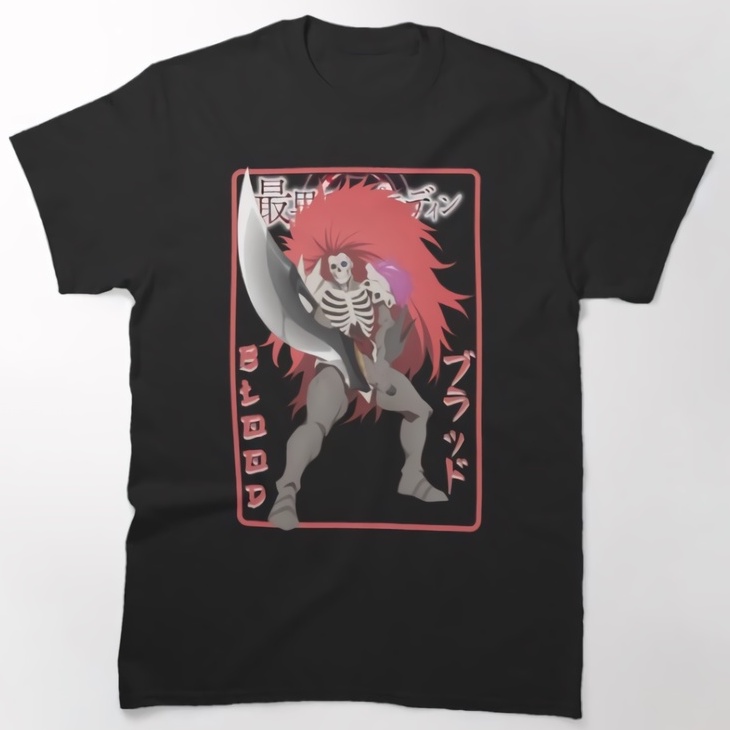 Tshirt Blood Saihate no Paladin Anime Manga Premium Unisex