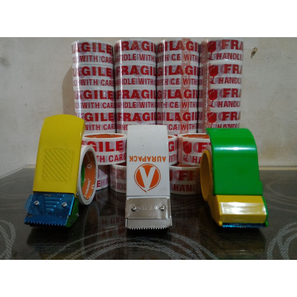 

Promo LAKBAN FRAGILE PUTIH 1 DUS ISI 72 ROLL
