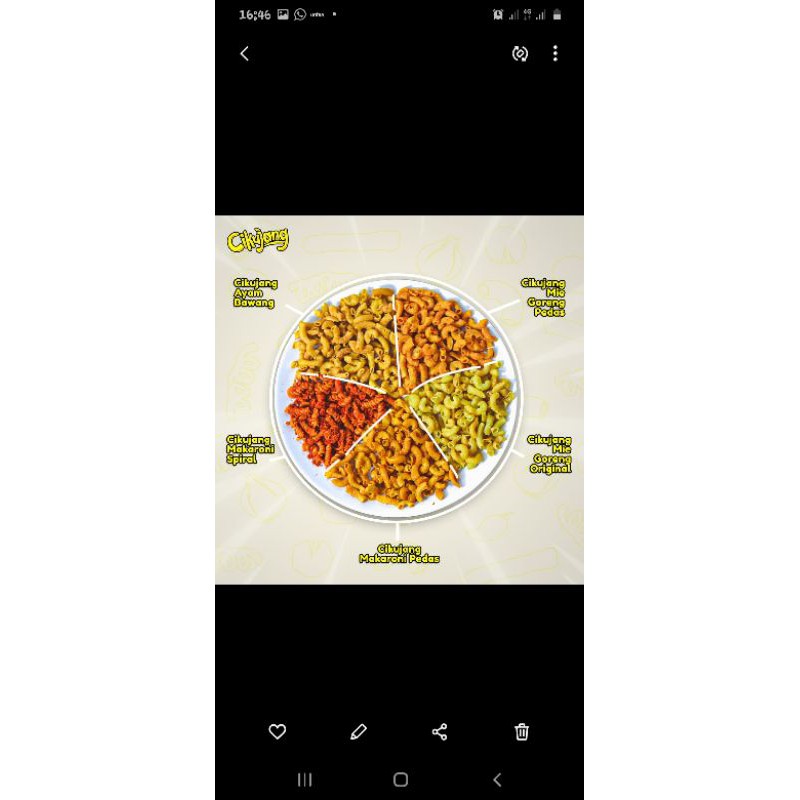 

CIKUJANG MAKARONI yang terdiri dari 5 varian rasa